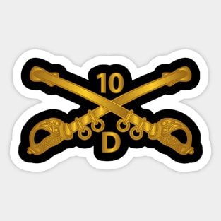 D Troop - 10th Cavalry Branch wo Txt Sticker